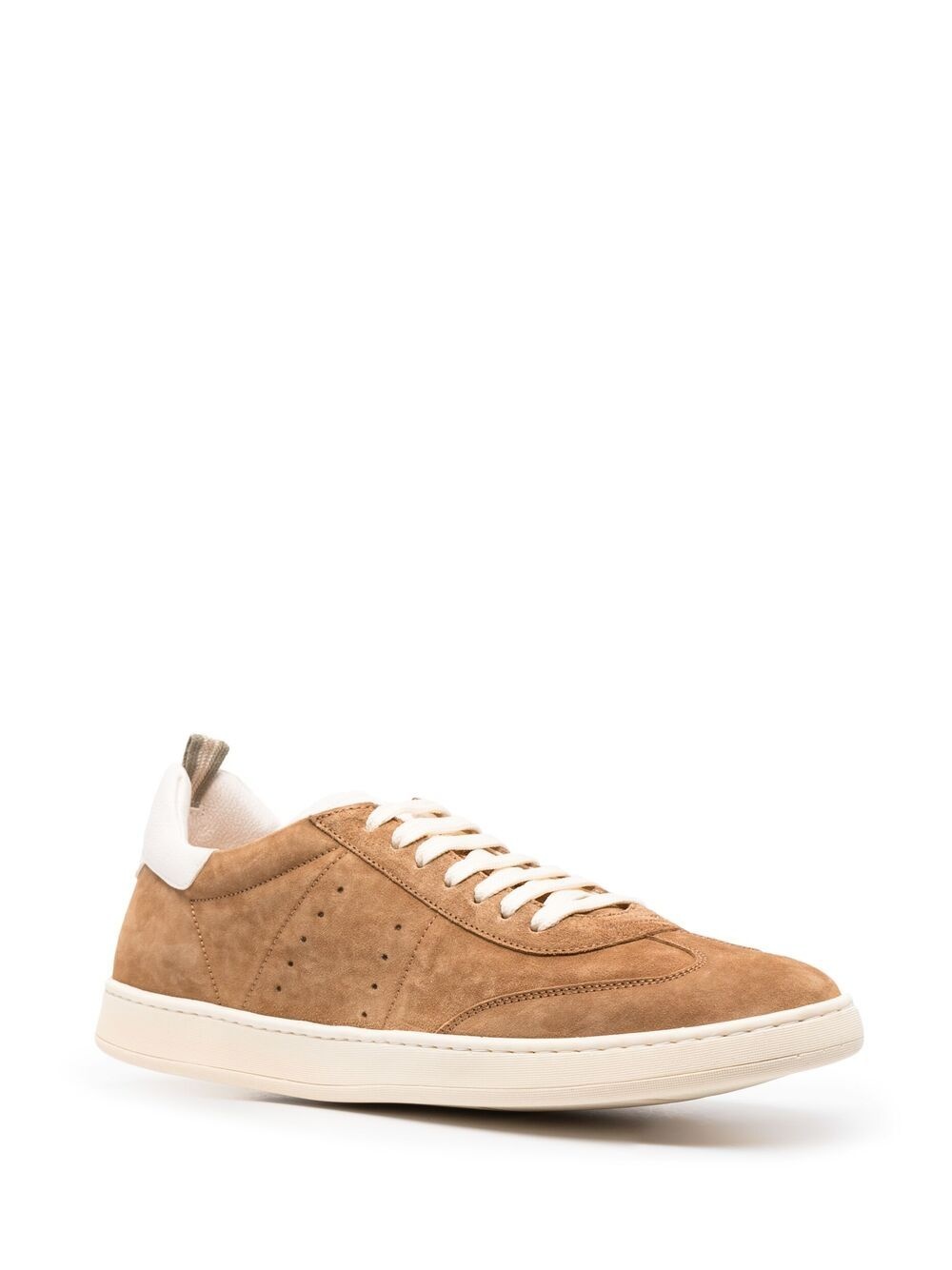 low-top suede sneakers - 2