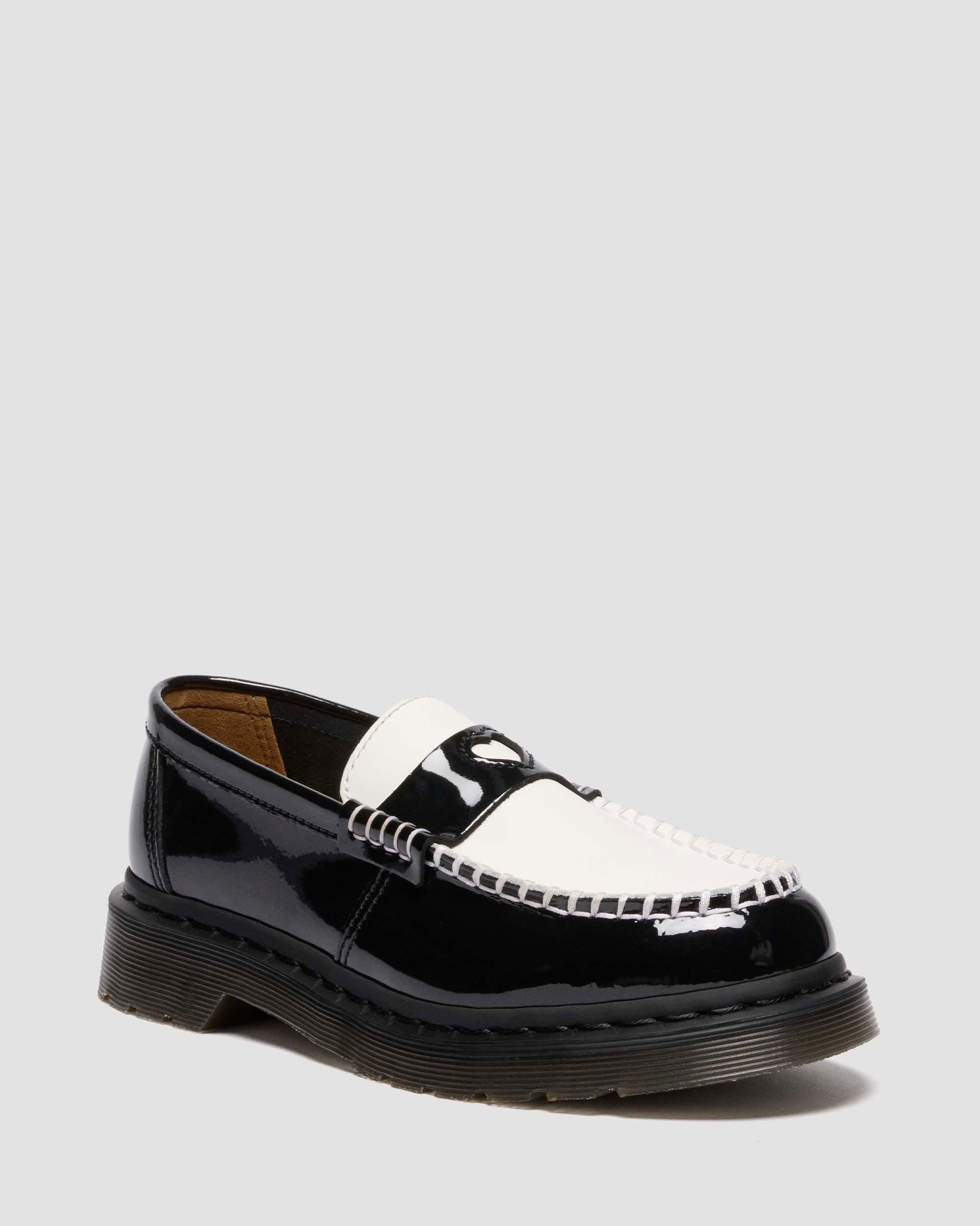 Penton Heart Two-Tone Arcadia Rub Off Leather Loafers - 5