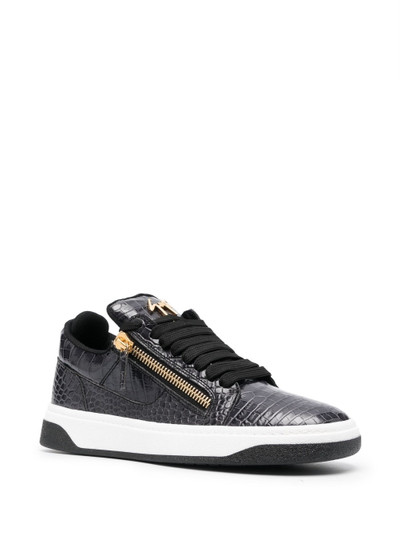 Giuseppe Zanotti leather low-top sneakers outlook