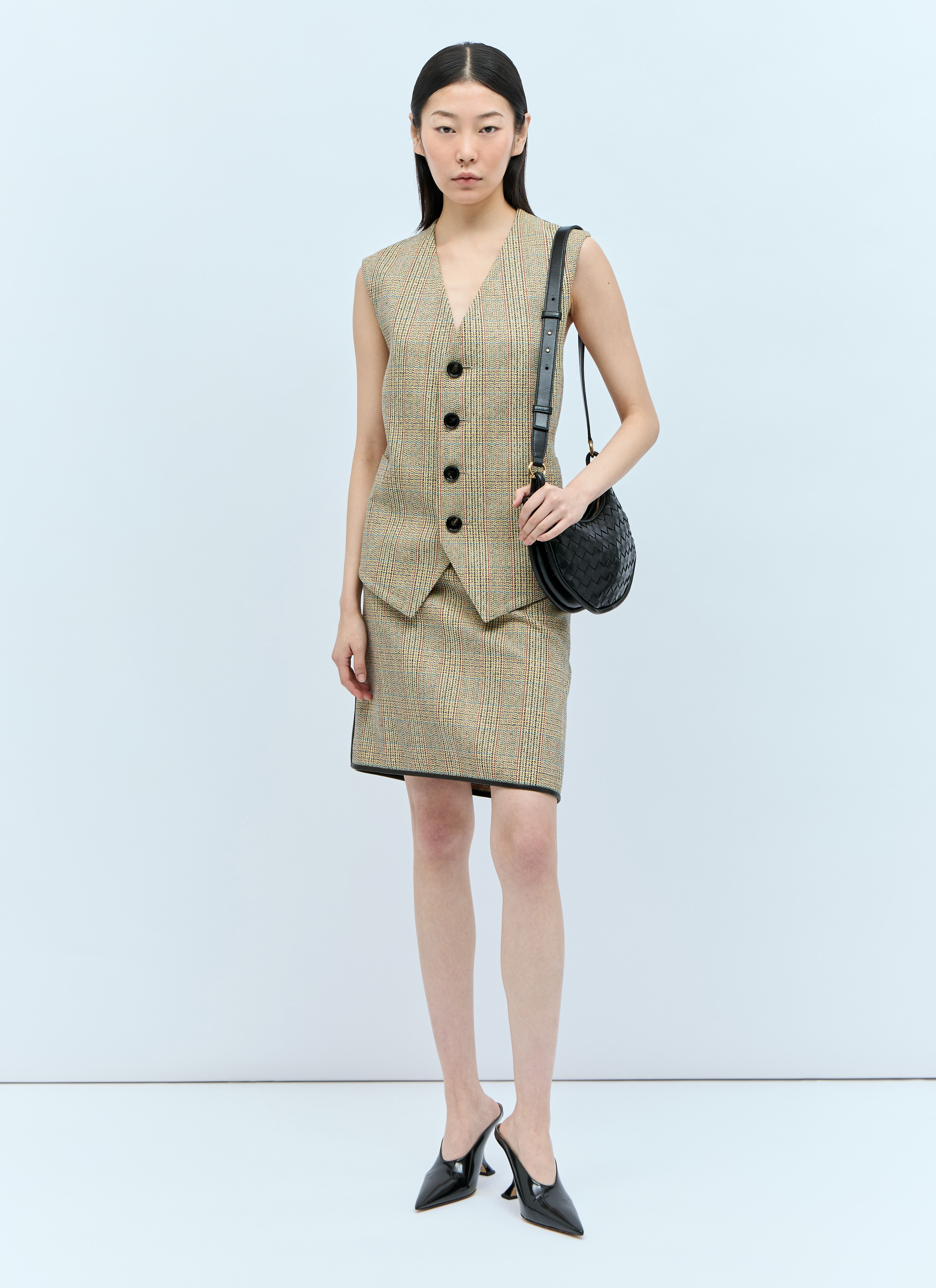 Prince Of Wales Midi Skirt - 3