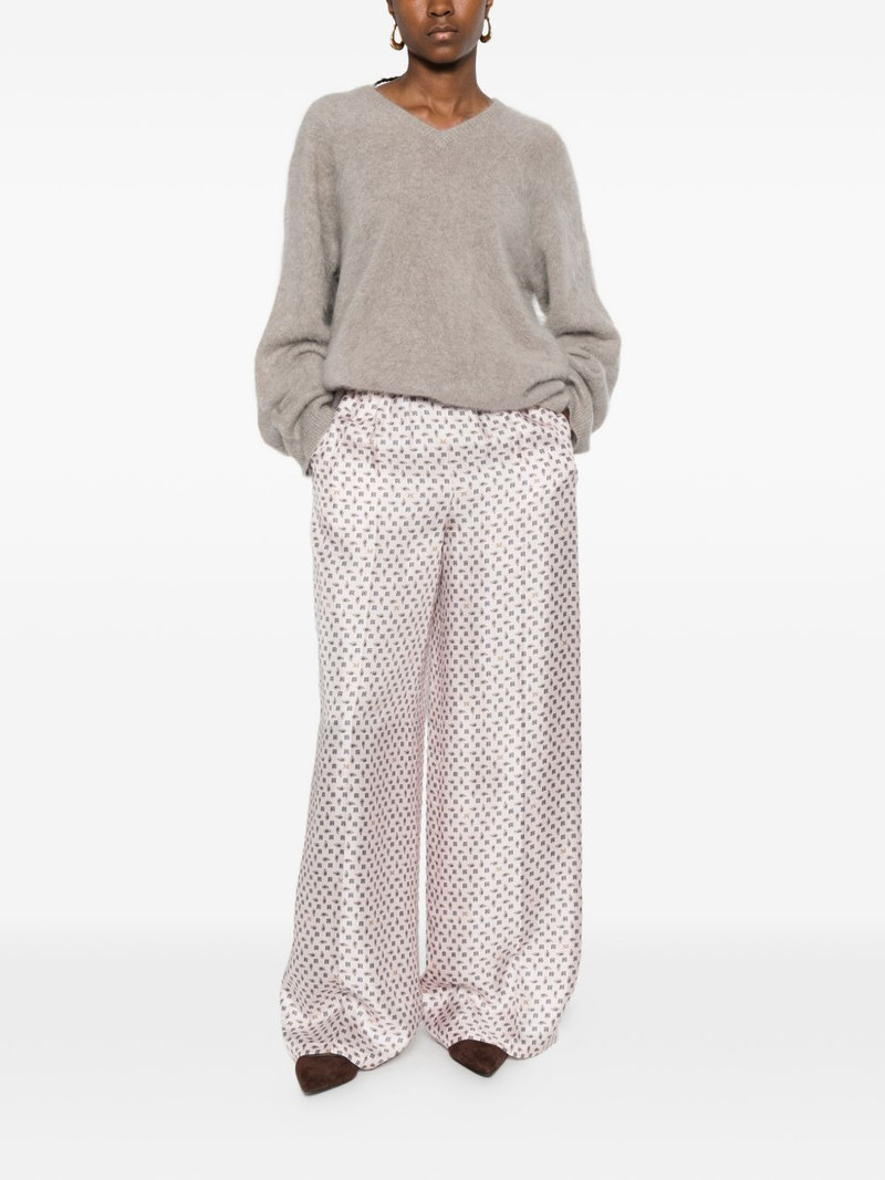 Max Mara x E. Marinella printed trousers outlook