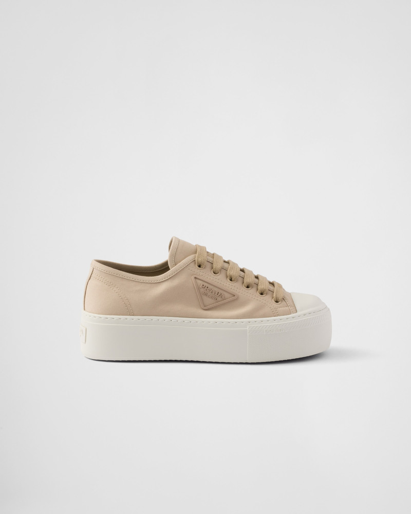 Laced fabric sneakers 2