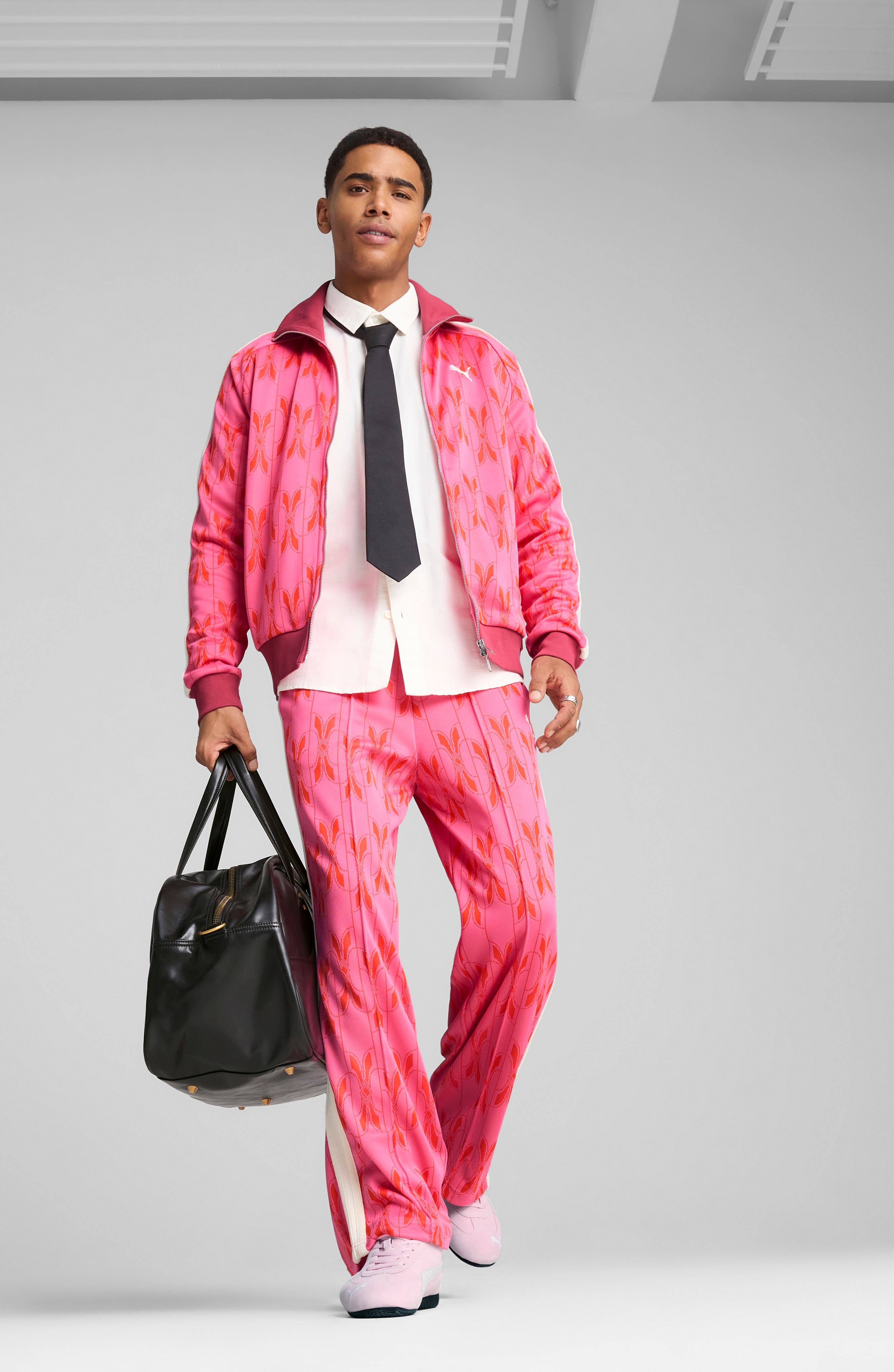 PUMA The Never Worn V T7 Track Pants in Blossom at Nordstrom - 6