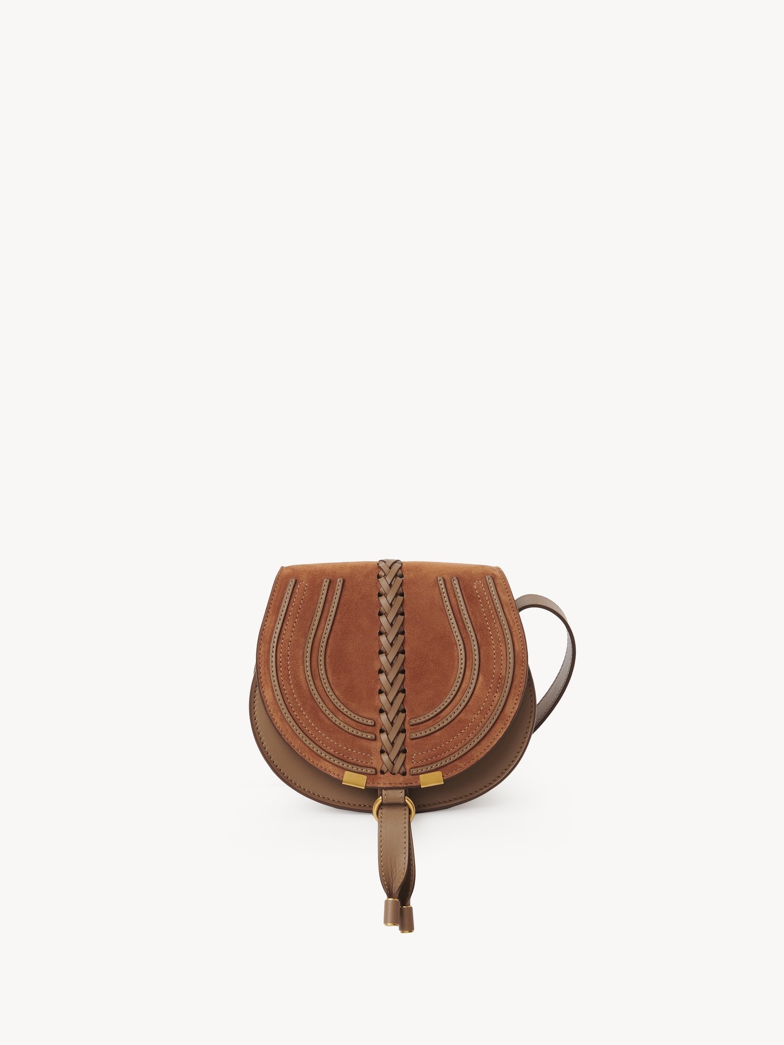 Chloe Marcie Small Satchel Bag in Ochre Delight