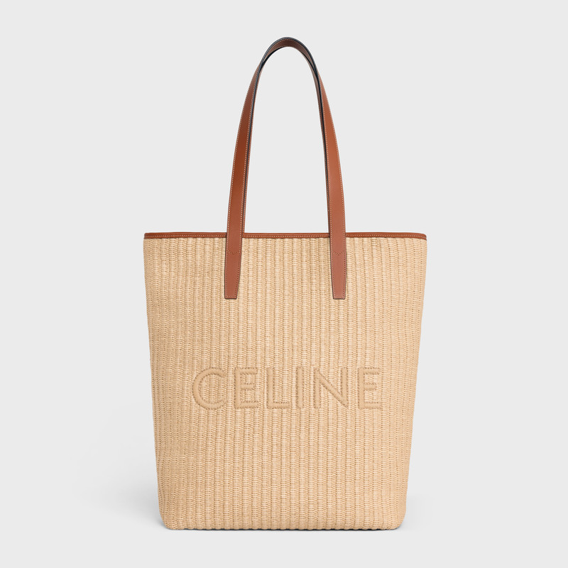 MUSEUM BAG in RAFFIA EFFECT TEXTILE WITH CELINE EMBROIDERY 5
