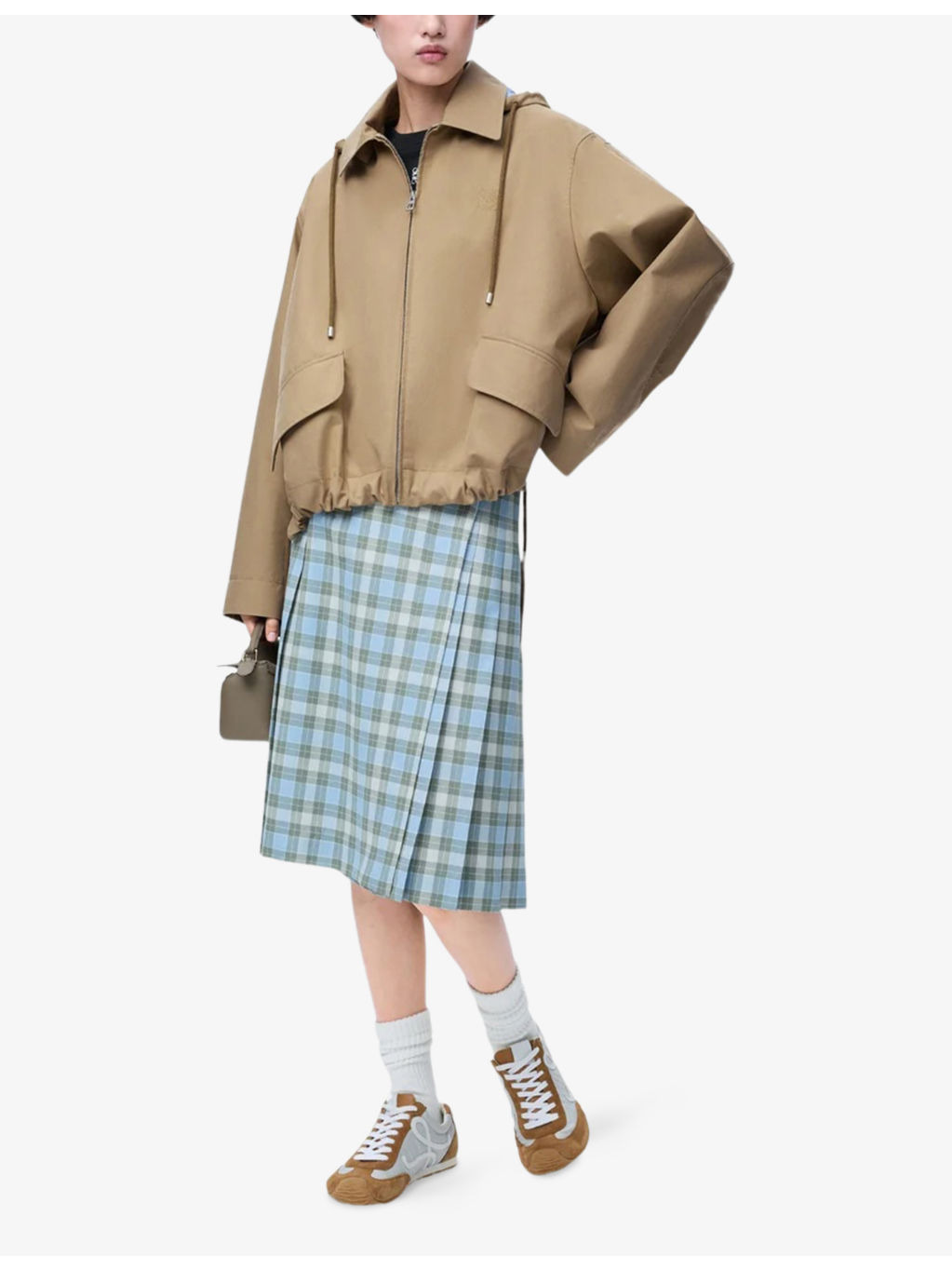 Brand-Embroidered Hooded Cotton Jacket - 2