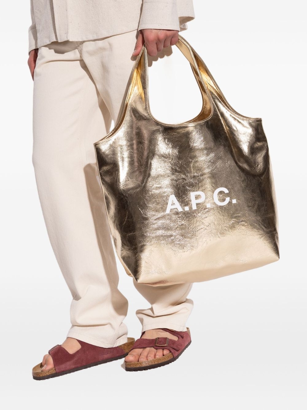 Ninon metallic tote bag - 2
