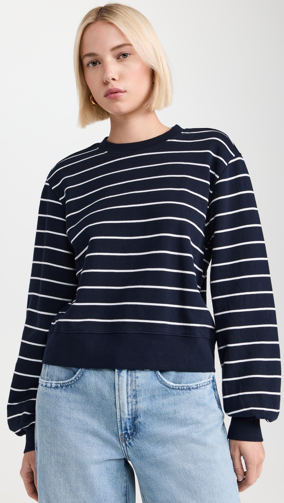 Blouson Sleeve Sweatshirt - 6