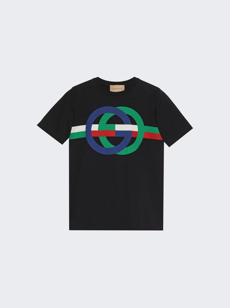 Cotton Jersey T-Shirt Black - 1
