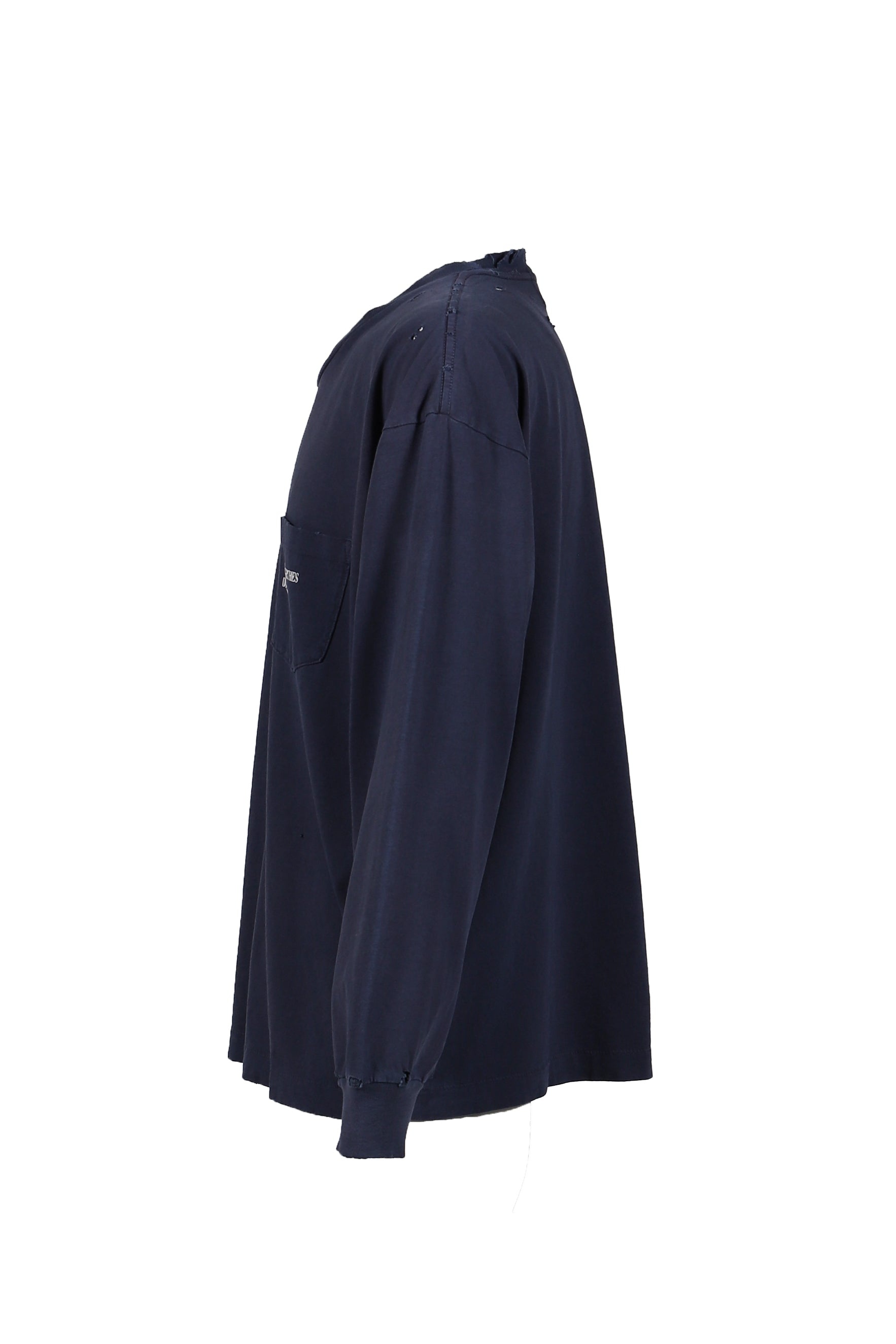 CLASSIC LOGO LS T-SHIRT / FADED MIDNIGHT - 7