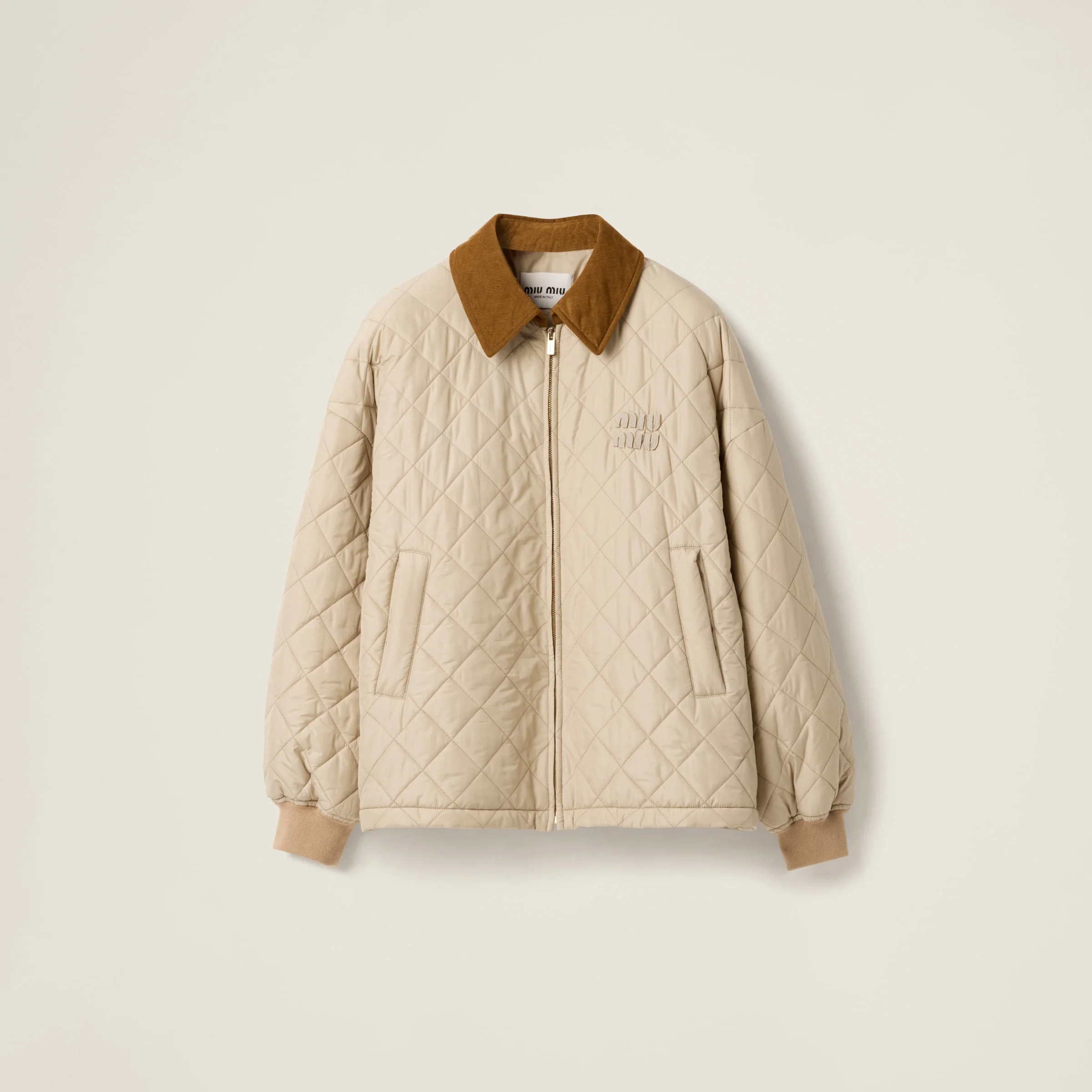 Technical fabric blouson jacket - 1