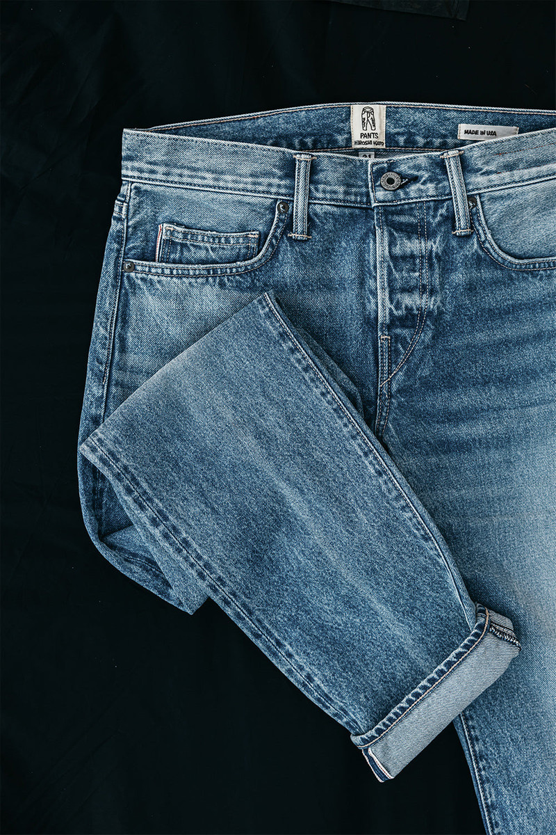 HIROSHI KATO The Pen Slim Natural Slub Indigo - Lou 12.5oz Selvedge outlook