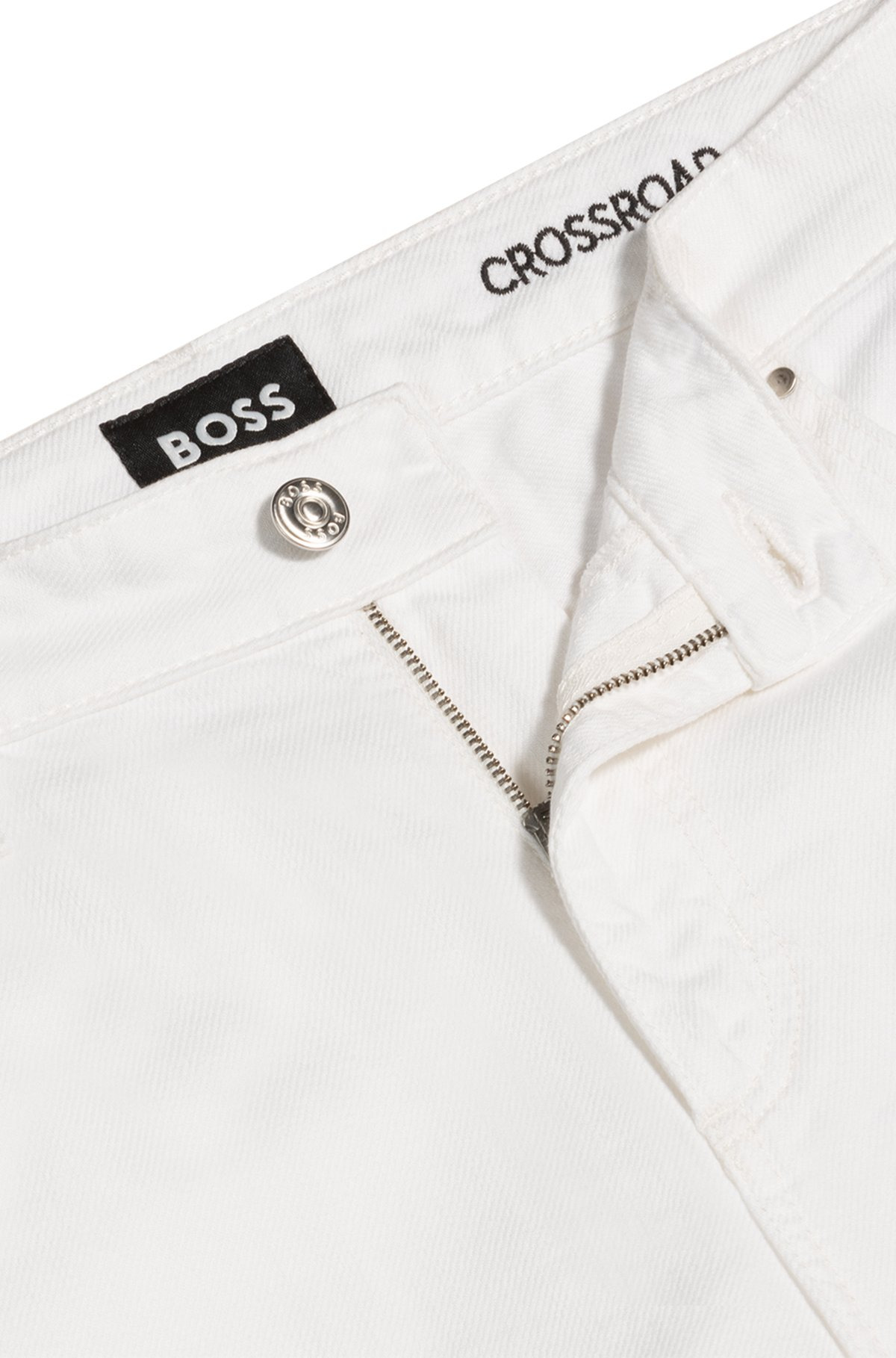 RELAXED-FIT JEANS IN WHITE EGYPTIAN-COTTON DENIM - 6