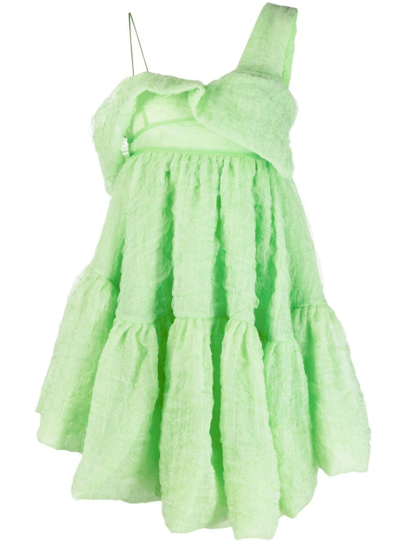 Soon draped asymmetric dress 1