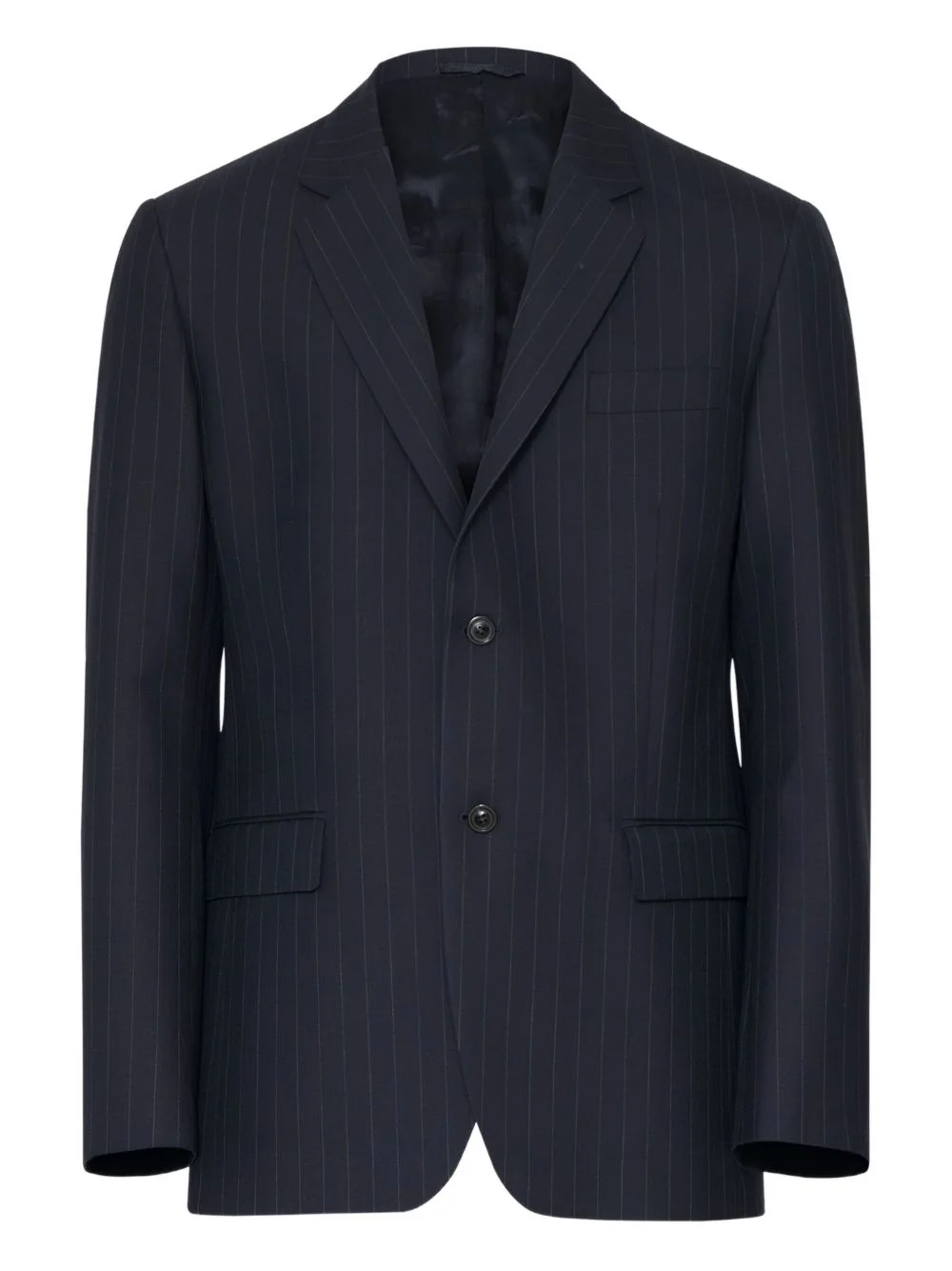pinstripe wool blazer - 1