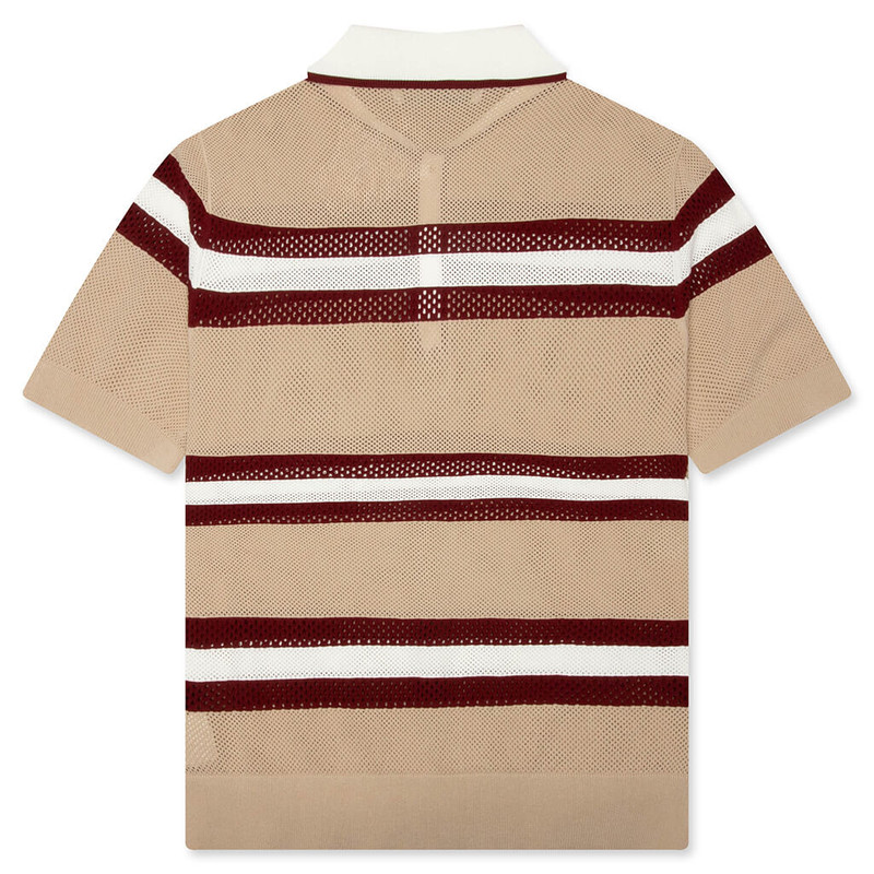 Dries Van Noten MERCY STRIPE 3701 M.K. POLO - BEIGE outlook