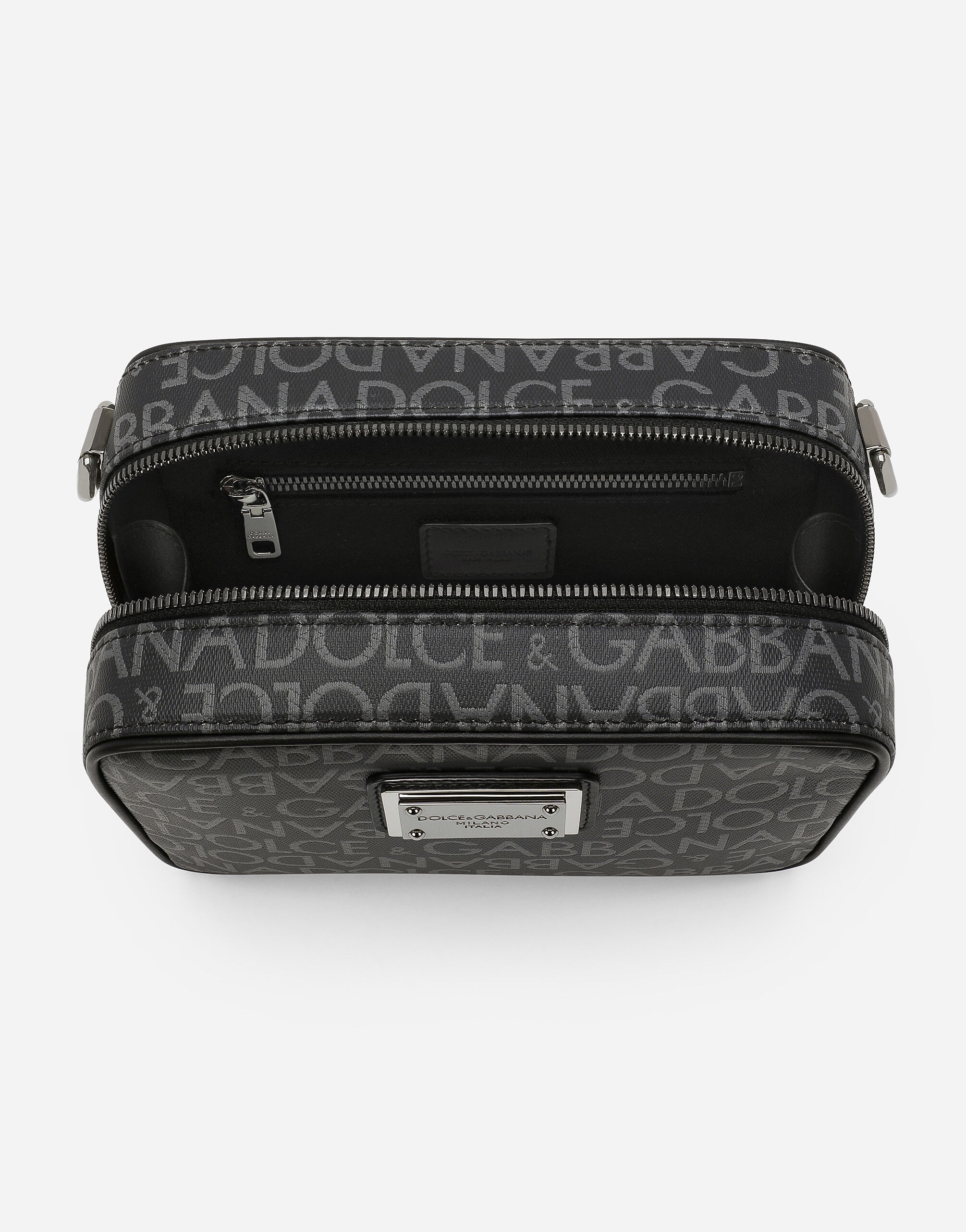 Coated jacquard crossbody bag - 5