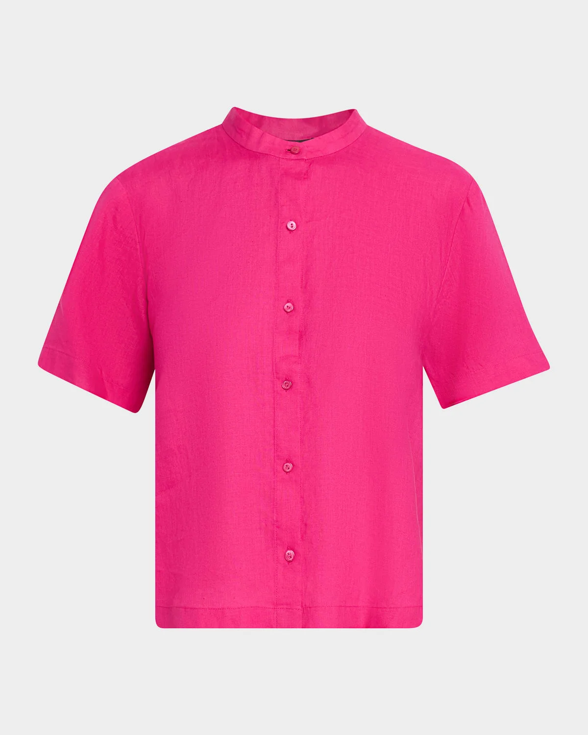 Button-Down Organic Linen Shirt - 1