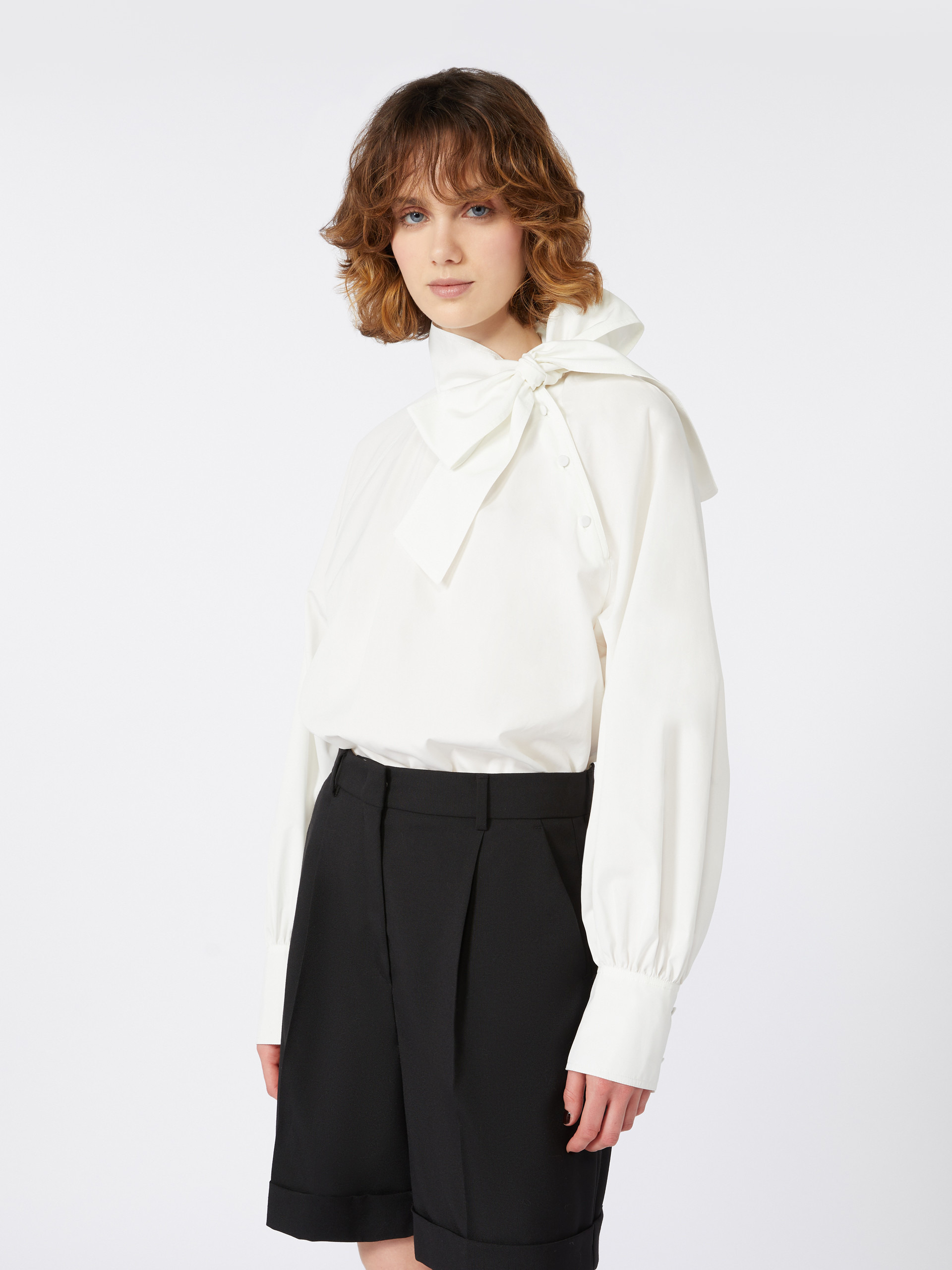 BURGOS1234 Cotton poplin blouse - 5