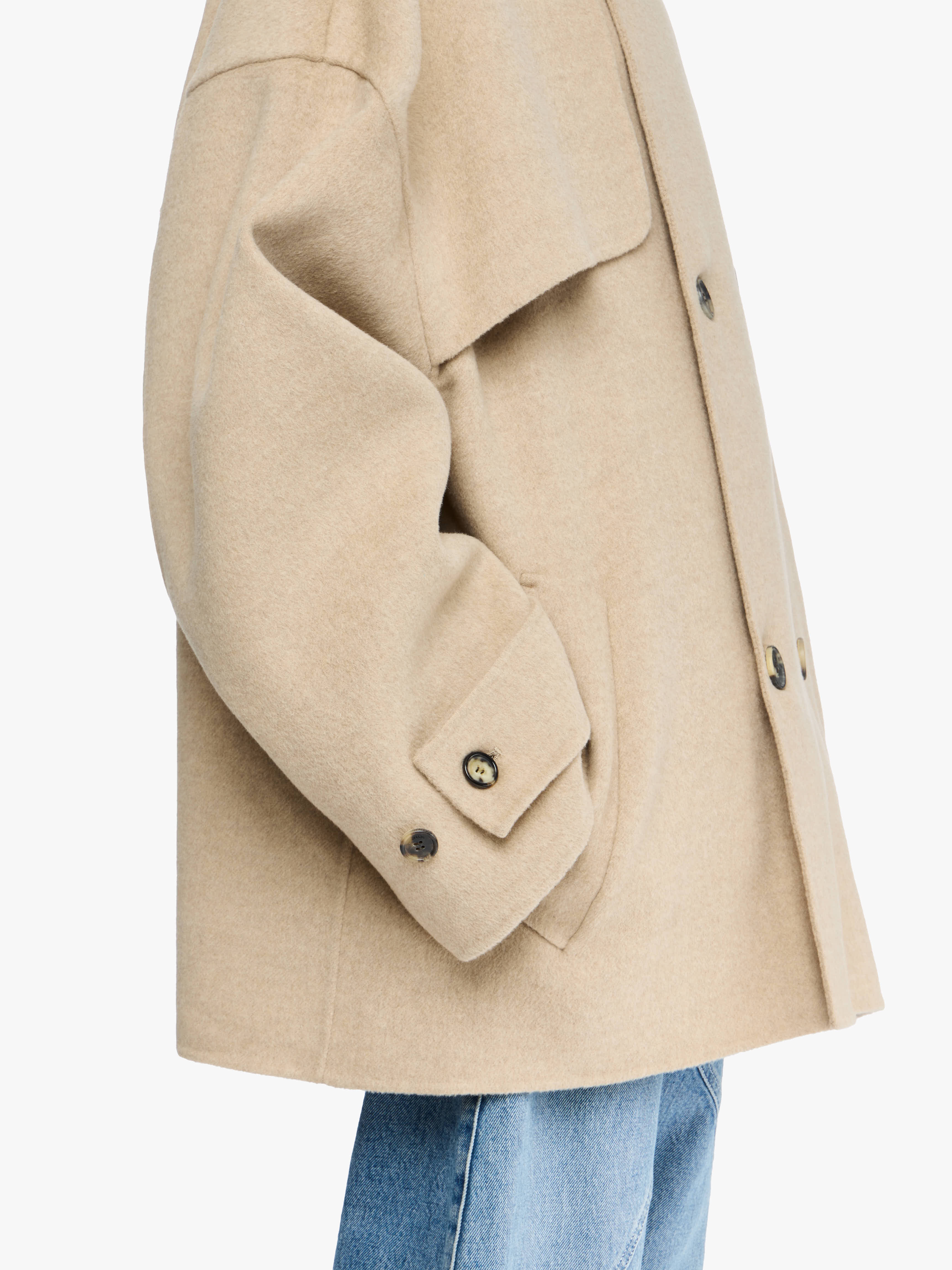 OVERSIZED PEACOAT - 5