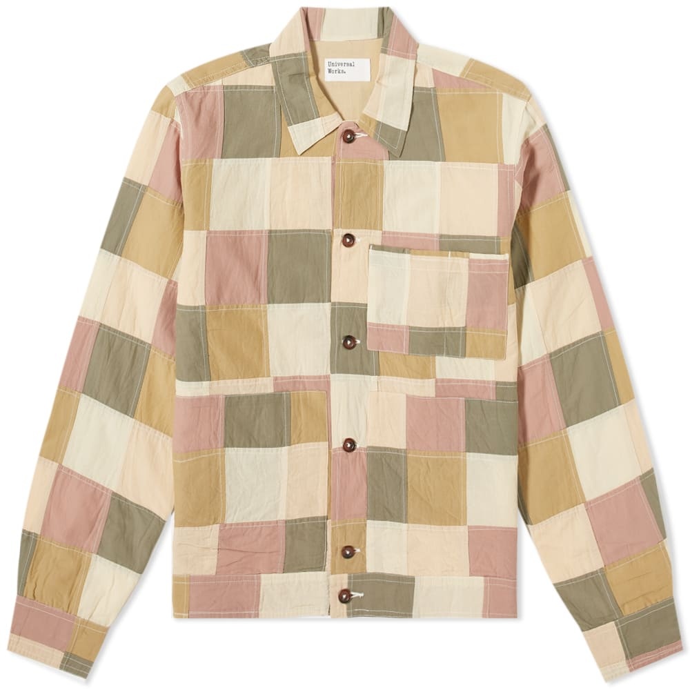 Universal Works Patchwork Check Uniform Jacket - 1