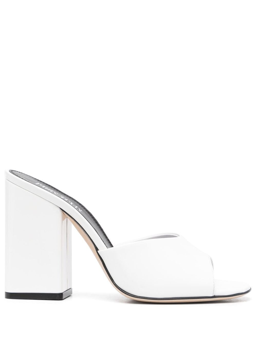 Anja 105mm leather mules - 2