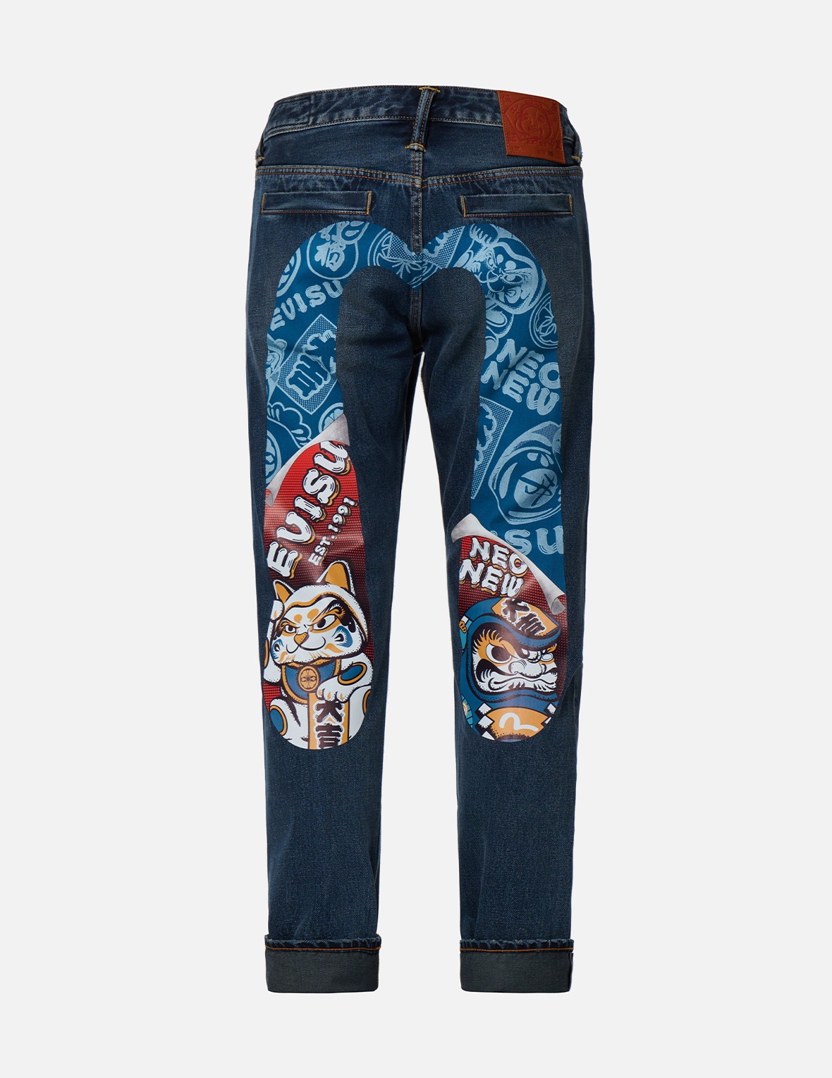 DAICOCK WITH TEAR-OFF POSTER PRINT CARROT-FIT JEANS #2017 - 2