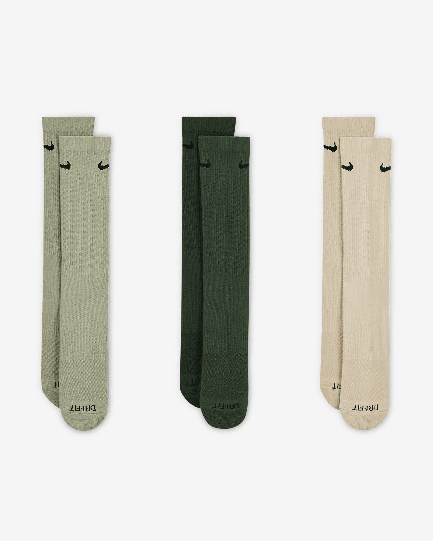 Nike Everyday Plus Cushioned Training Crew Socks (3 Pairs) - 2