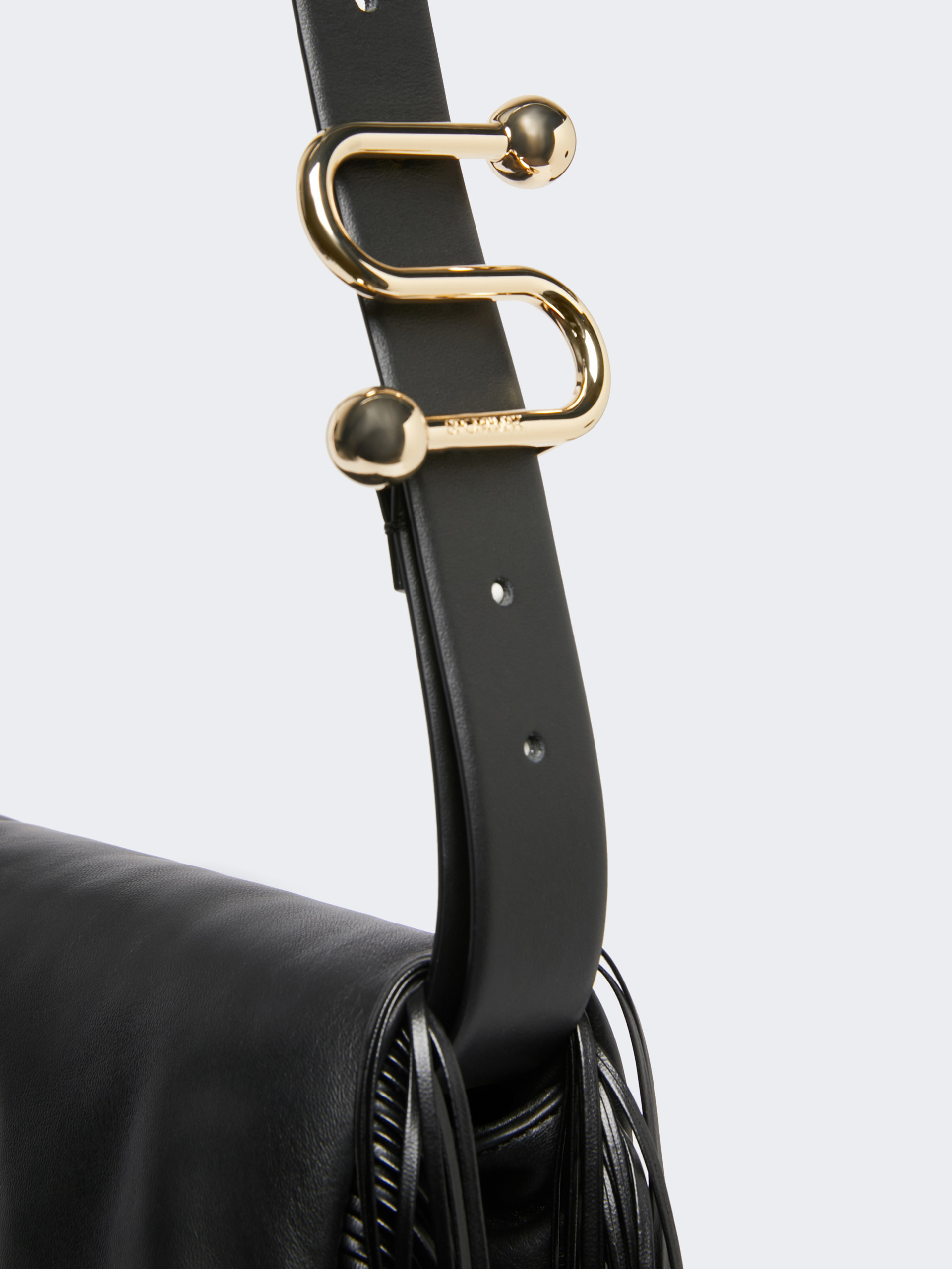 STILLA Mini envelope bag in nappa with fringes - 5