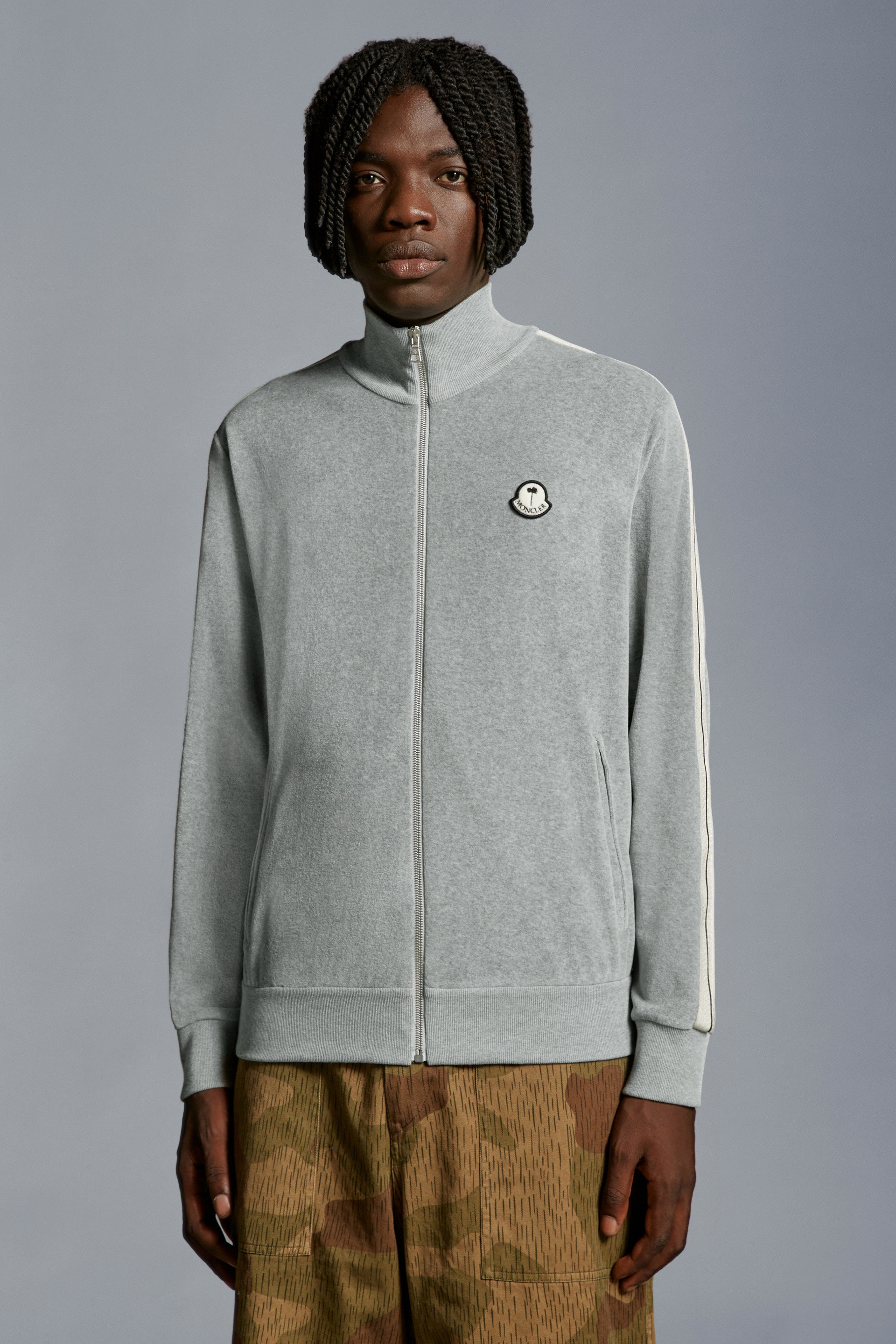 Chenille Zip-Up Sweatshirt - 3