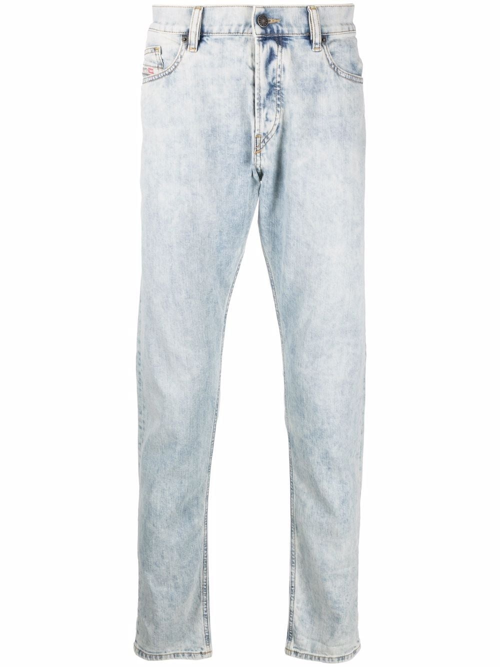 acid-wash denim jeans - 1