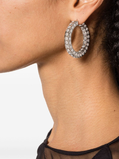 Amina Muaddi Jahlee hoop earrings outlook