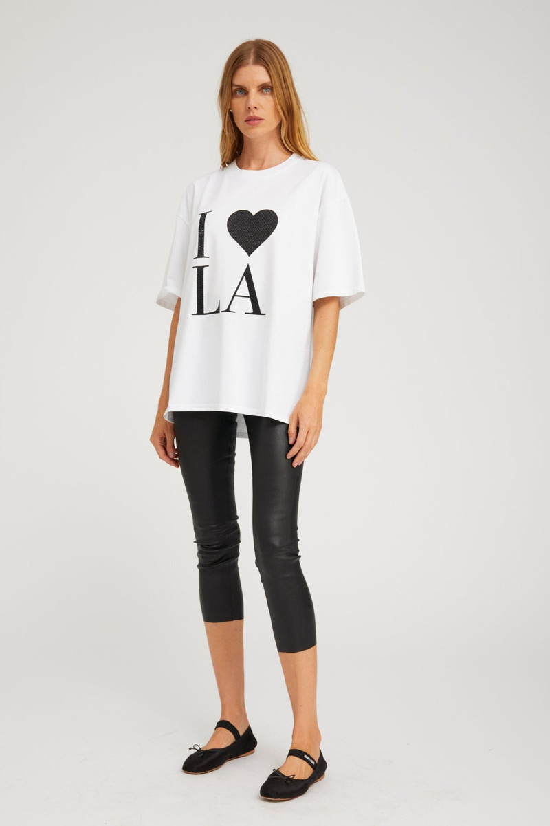 SPRWMN WHITE I LOVE LA TEE outlook
