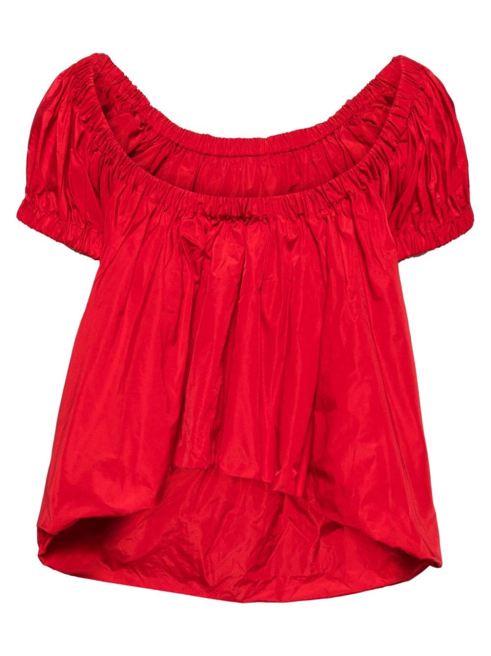 babydoll taffeta blouse - 2