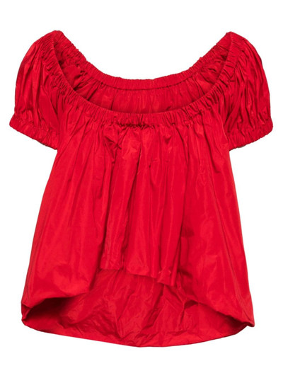 Molly Goddard babydoll taffeta blouse outlook