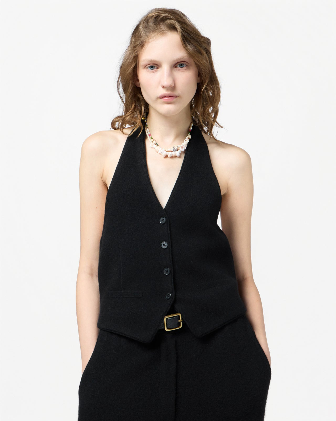 Tailored Halter Vest - 4
