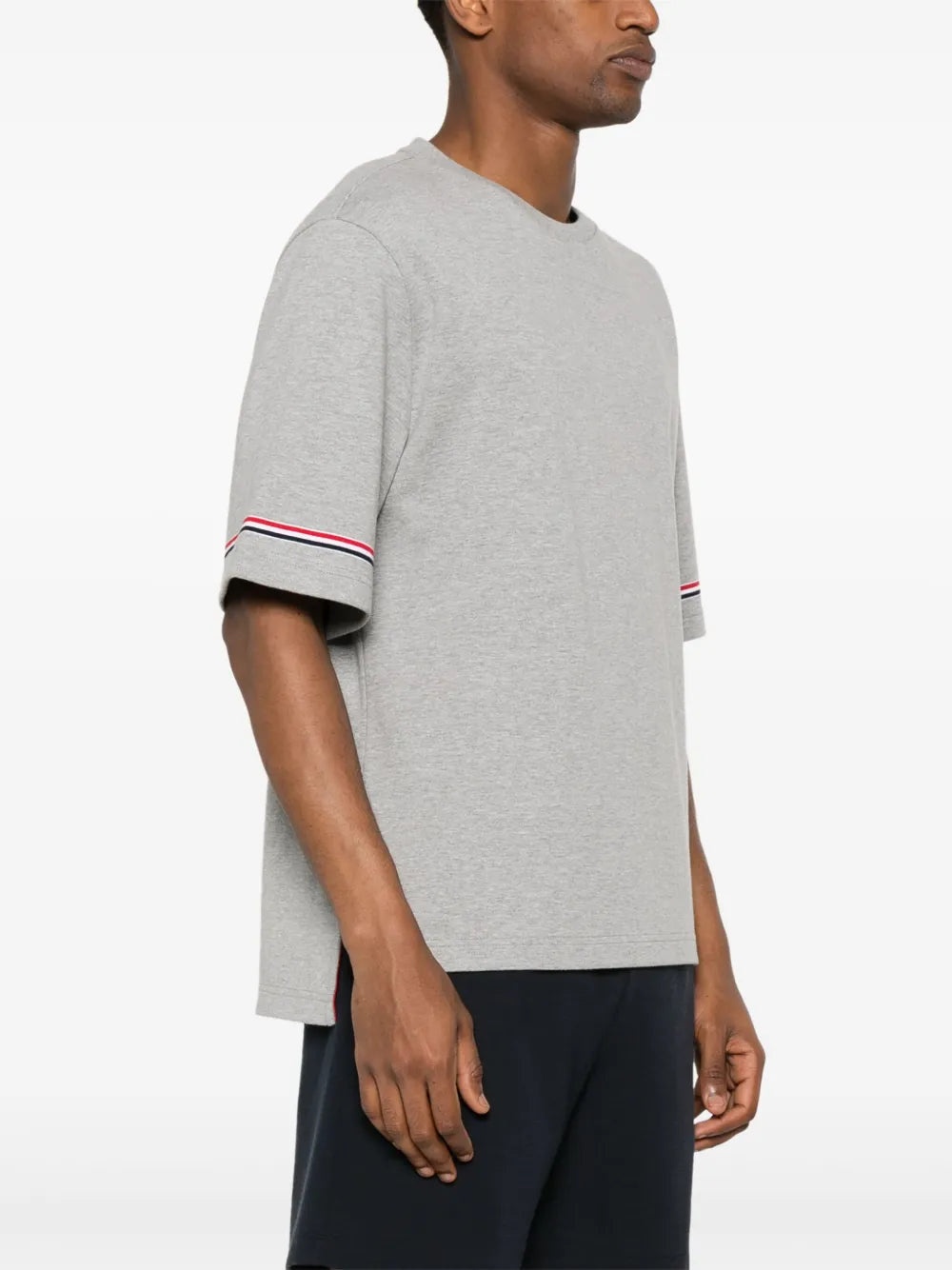 Thom Browne Men Rwb Stripe T-Shirt - 3