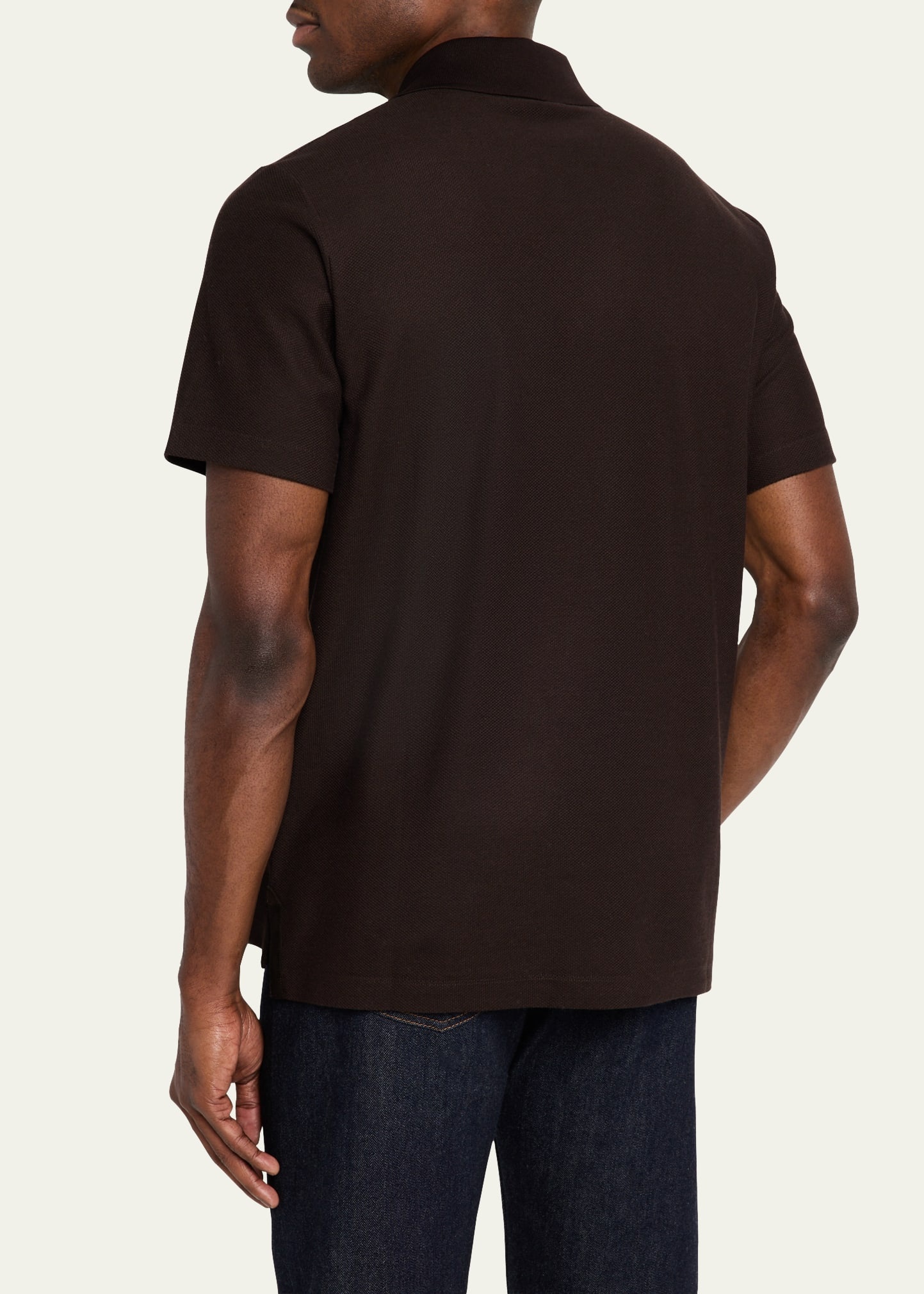 Men's Cerro Cotton and Cashmere Polo Shirt - 3