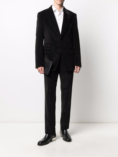 TOM FORD single-breasted corduroy blazer outlook