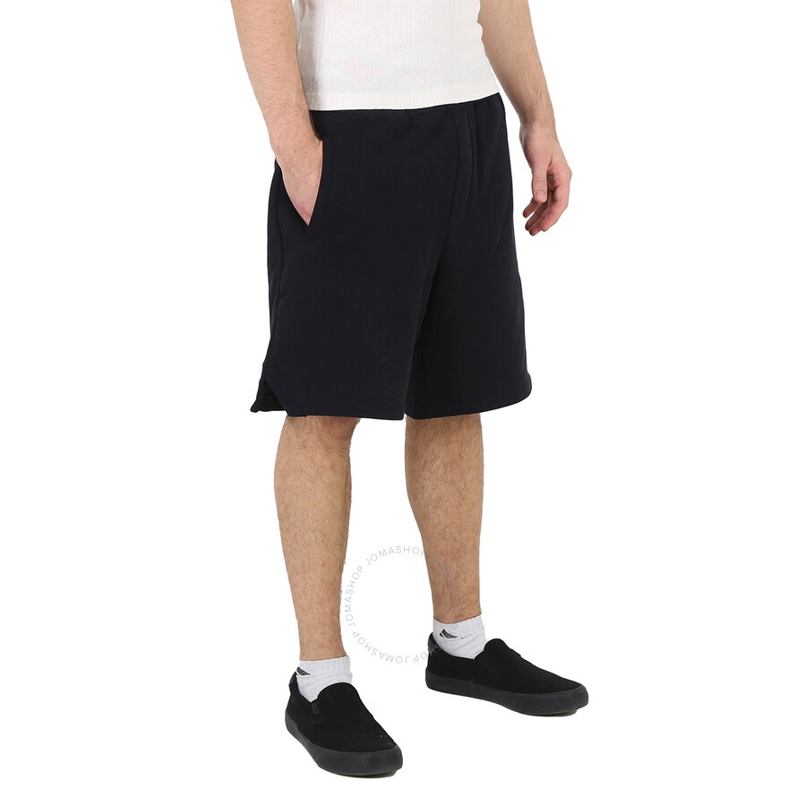 Emporio Armani Men's Navy Cotton Logo Bermuda Shorts - 4