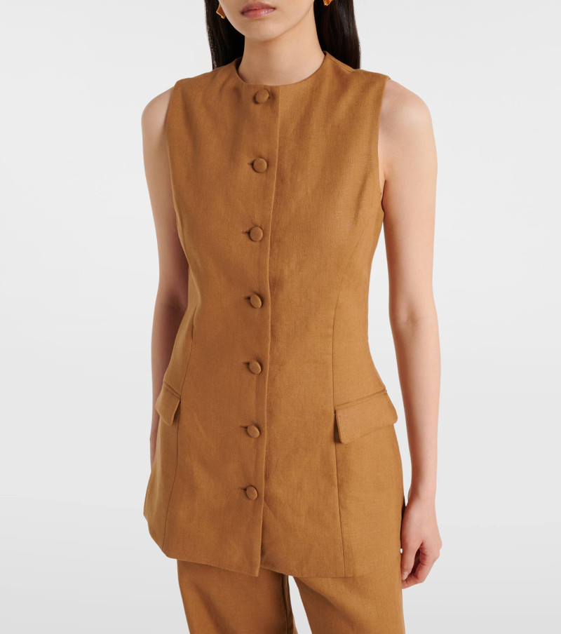 Jane linen vest 3