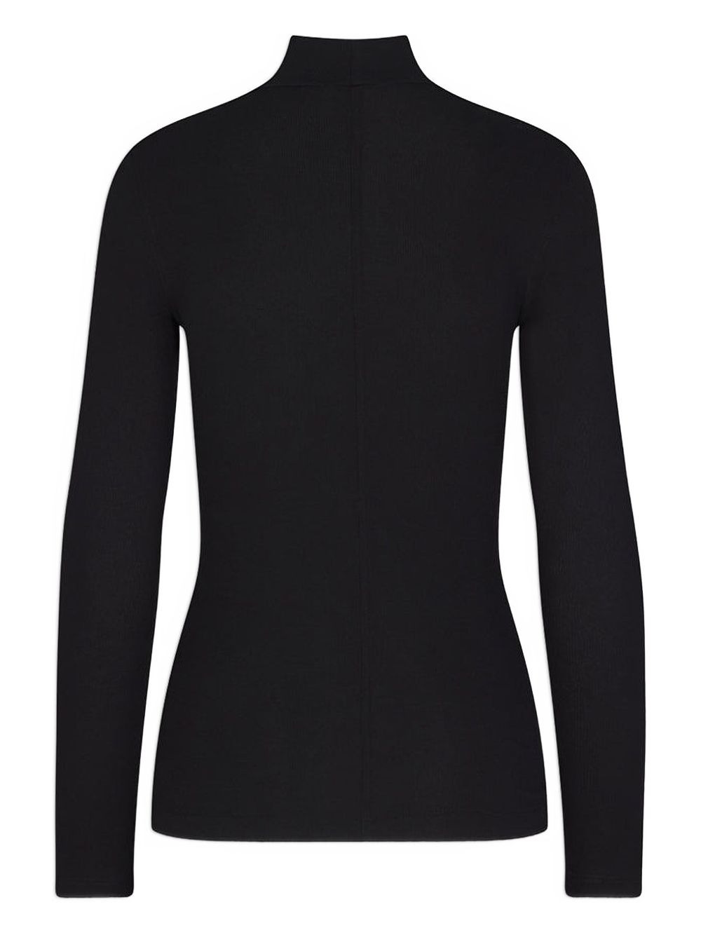 ribbed high-neck top - 2