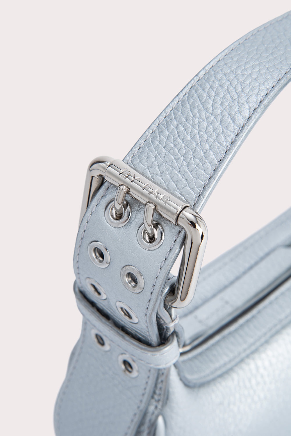 Mini Soho Silver Flat Grain Leather - 3