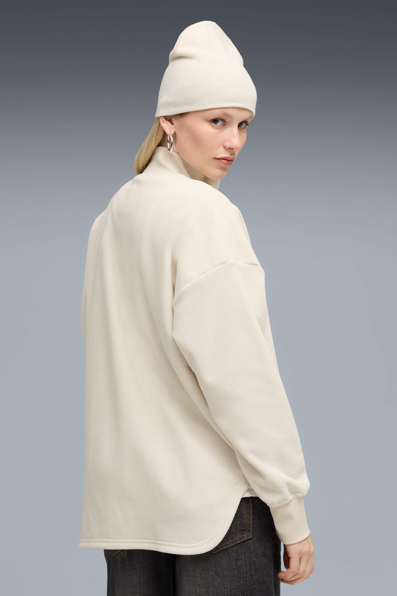 Her Women's Half-Zip Sweatshirt - 4
