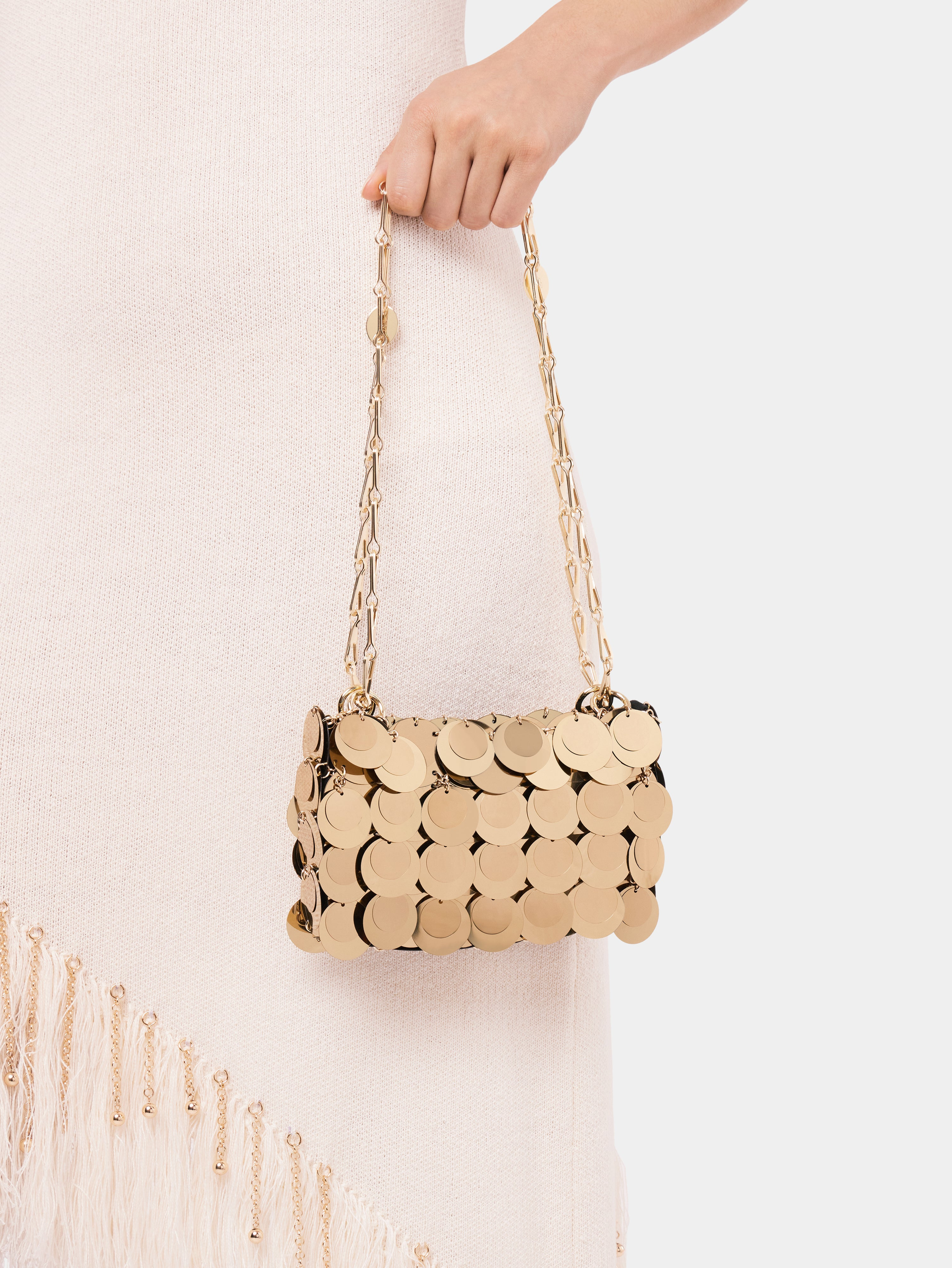 GOLD SPARKLE DISCS NANO BAG - 4