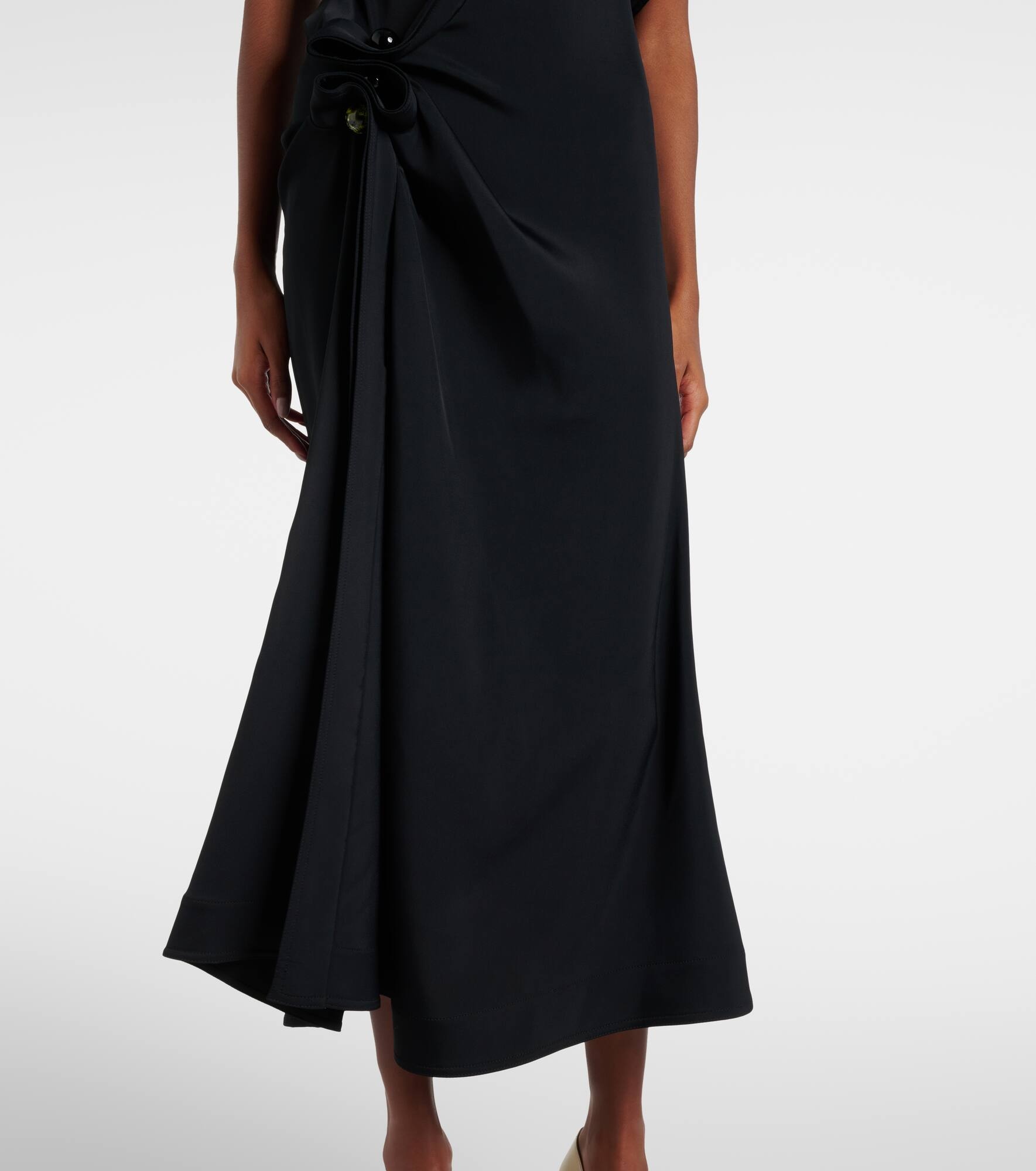Gathered midi dress - 5