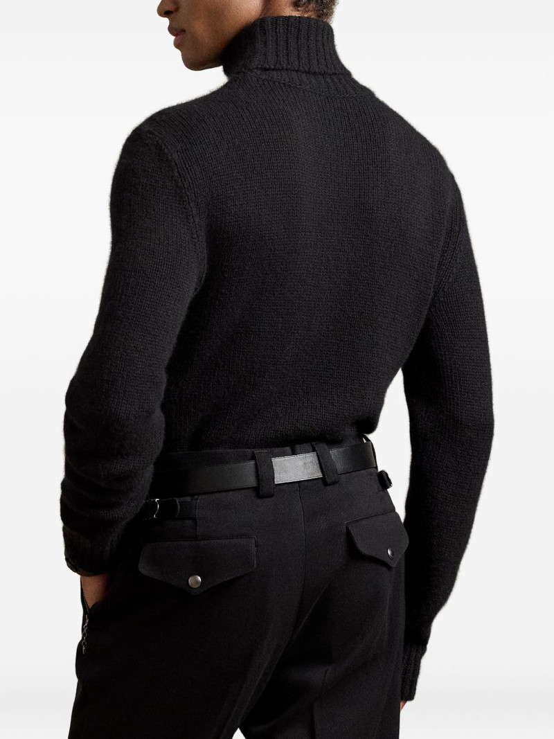 embroidered turtleneck pullover 4
