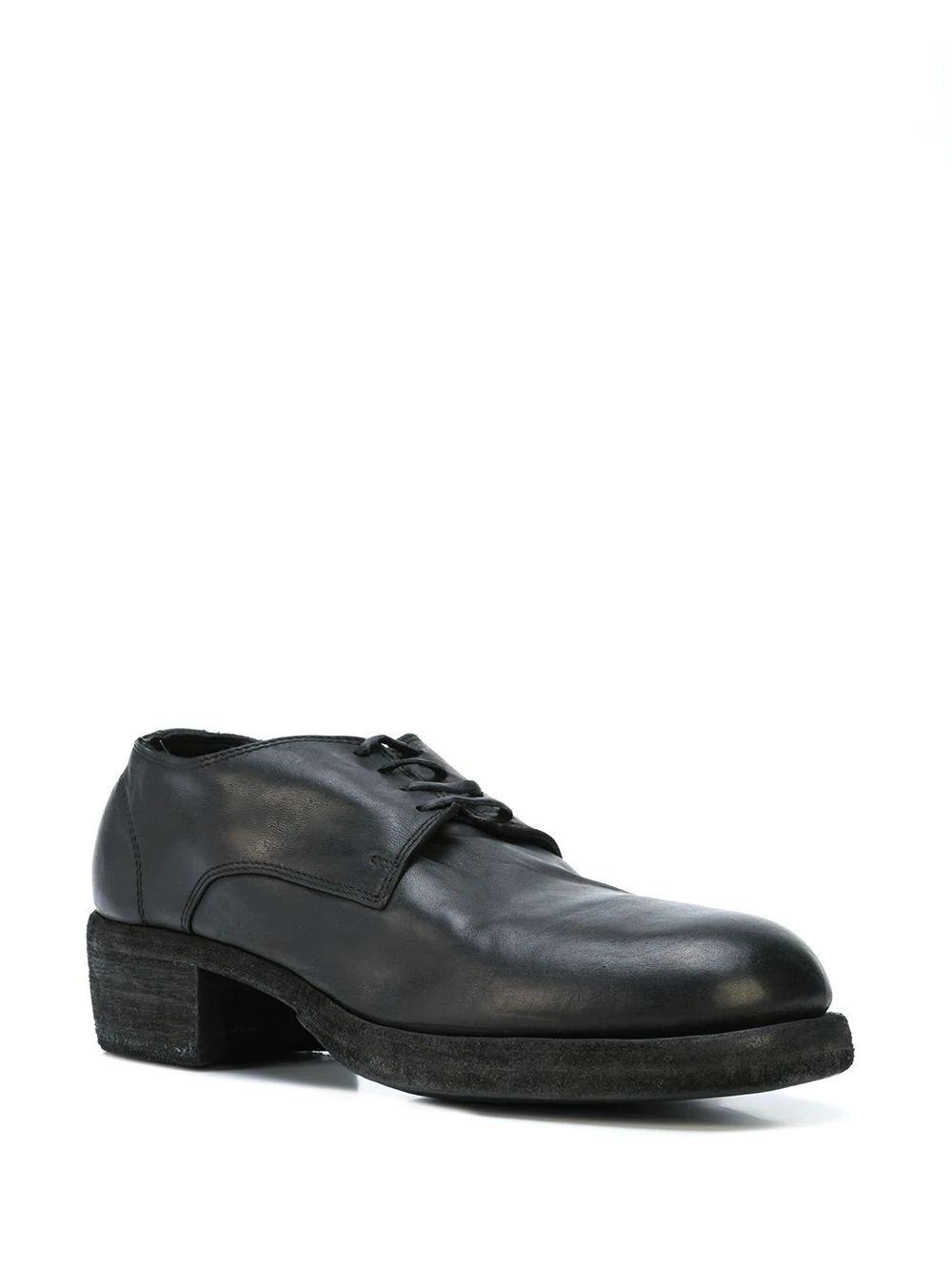 round toe lace up derby shoes - 2
