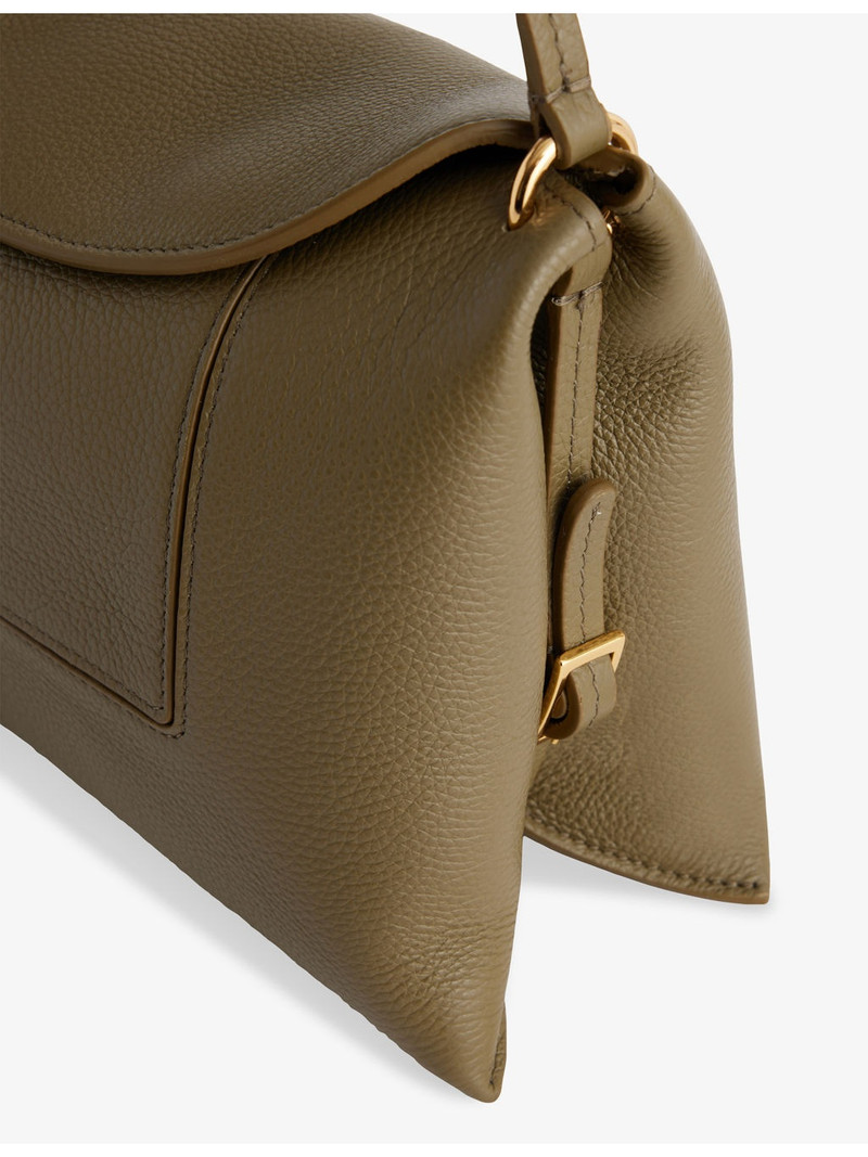 WANDLER Penelope Slouch Leather Shoulder Bag outlook