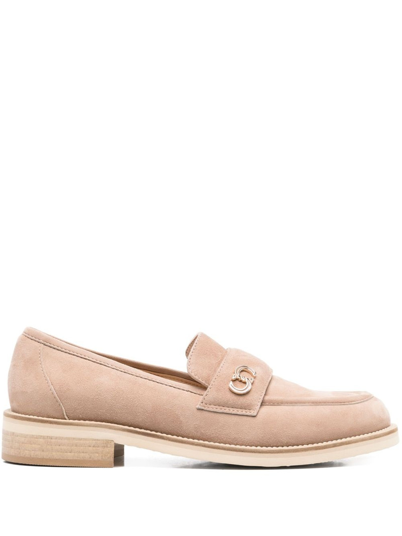 logo-plaque loafers 1
